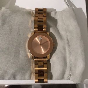 Movado bold rose gold